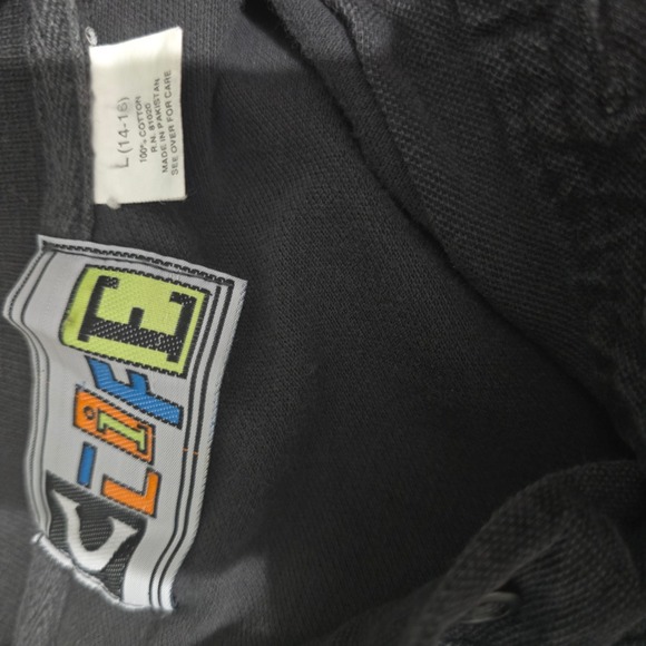 CLIFE VTG Color Block Polo Shirt Cropped Short Sleeve Top Size Large - Picture 7 of 7